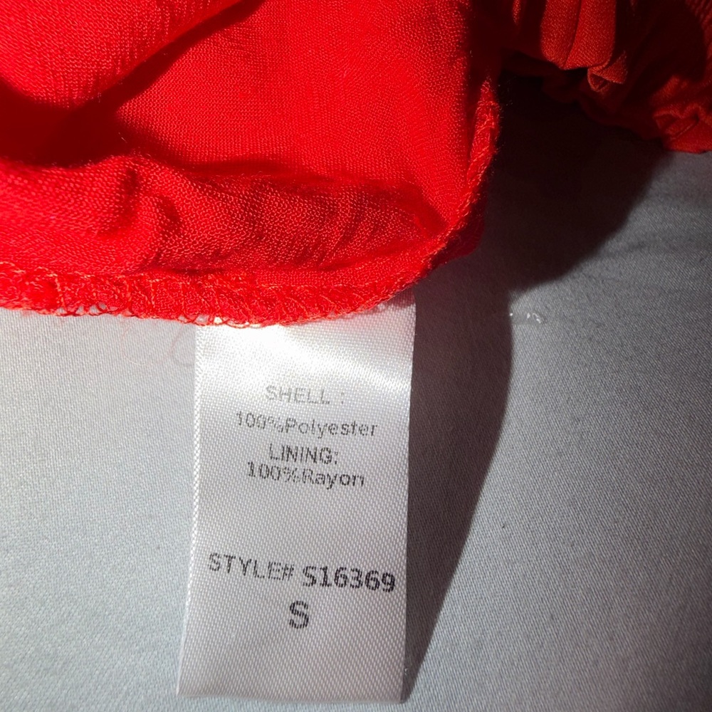Chic Orange Ruffled Mini Skirt - Picture 4 of 4